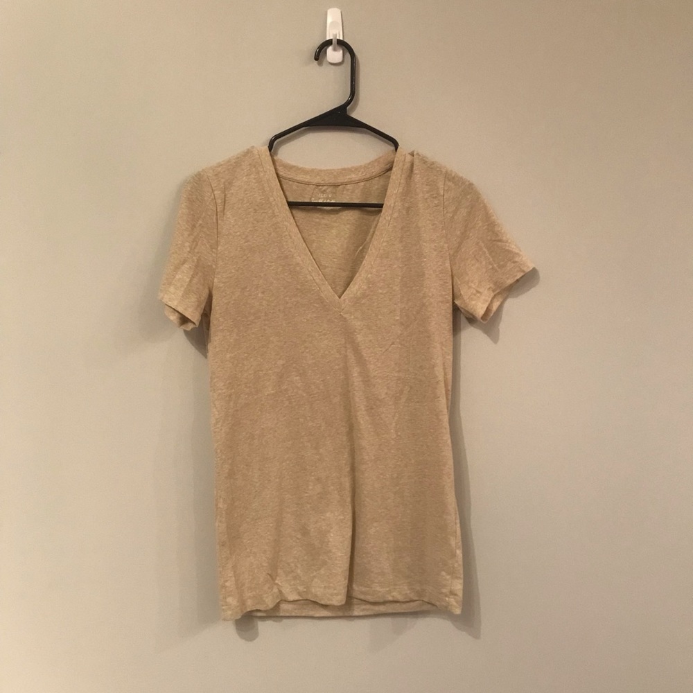 V-neck tee J crew